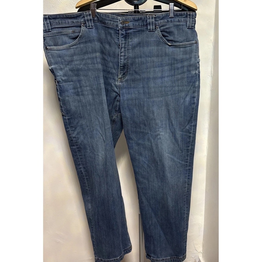 Duluth Trading Co Flex Ballroom Jeans Mens 44x30 Blue Relaxed Fit Stretch Denim